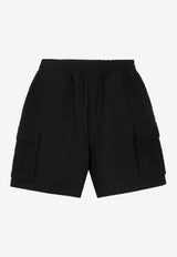 ONLY THE BLIND Havana Knit Cargo Shorts Black OTB-BS1524_BLACK