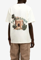 ONLY THE BLIND Grande Palais Print T-shirt Beige OTB-T1486_BEIGE