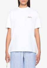 Off-White Flower Vase Print T-shirt White OWAA089F25JER0050110_WHITE