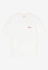 Off-White Flower Vase Print T-shirt White OWAA089F25JER0050110_WHITE