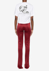 Off-White Graphic Print Cropped T-shirt White OWAA090F25JER0040172_WHITE