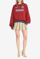 Off-White Sporty Logo Sweatshirt Red OWBA075F25FLE0032610_RED