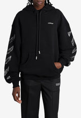 Off-White Printed Logo Hooded Sweatshirt Black OWBB058F25FLE0021001_BLACK MULT