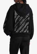 Off-White Printed Logo Hooded Sweatshirt Black OWBB058F25FLE0021001_BLACK MULT
