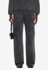 Off-White Bookish Cargo Faded Track Pants Gray OWCH025F25FLE0021301_GREY