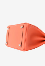 Birkin 25 in Orange Swift with Silver Hardware