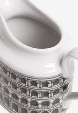 Fornasetti Architettura Milk Jug White P05X441