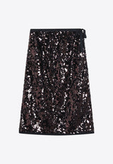 Prada Sequin Embellished Skirt Purple P120ZROOO176A/R_PRADA-F0051