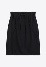 Prada Chevron Wool Skirt Blue P134ZGOOO18DE/R_PRADA-F0008