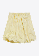 Prada Silk Taffeta Mini Skirt Yellow P136IOOO18LN/S_PRADA-F0061