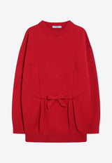 Prada Knitted Wool Sweater Red P24V2POOO18JO/R_PRADA-F0011