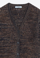 Prada Knitted Wool and Cashmere Cardigan Navy P25N83OOO1714/R_PRADA-F0XB7