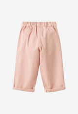 Il Gufo Baby Girls Elasticated Pants Pink P25PL376C6074-ACO/Q_GUFO-320