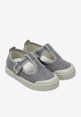 Il Gufo Babies Canvas Sandals Gray P25XD015CANVA/Q_GUFO-080