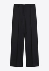 Prada Wool Wide-Leg Tailored Pants Blue P263JOOO16OX/R_PRADA-F0008