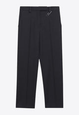 Prada Safety Pin Wool Tailored Pants Gray P267JOOO170P/R_PRADA-F0308