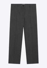 Prada Wool Straight-Leg Pants Gray P270JGOOO17N1/R_PRADA-F0480