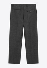 Prada Wool Straight-Leg Pants Gray P270JGOOO17N1/R_PRADA-F0480