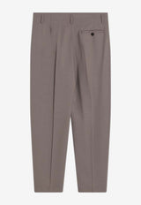 Erika Cavallini Talitha Straight-Leg Pants Taupe P5SH06PL/Q_ERIKA-X17-0