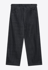 Lemaire Wide-Leg Belted Jeans Indigo PA1244LD1056/R_LEMAI-BL760