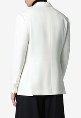 Lardini Double-Breasted Buttoned Blazer White PA5834EPAIF66418/S_LARDI-150