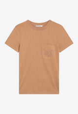 Max Mara Papaia Logo T-shirt Camel PAPAIACO/R_MAXM-003