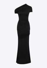 Paris Georgia Pascal One-Shoulder Gown Black PASCD001-BLK_BLACK