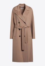 S Max Mara Paul Double-Breasted Wool Coat Beige PAULWO/R_MAXS-033