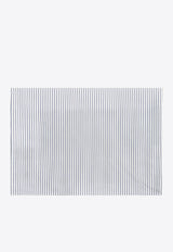 Tekla Striped Logo Pillowcase Light Blue PCL-PS-22350X75CO/Q_TEKLA-SK