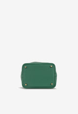 Picotin Lock 18 Eclat in Vert Moyen and Vert Peppermint Clemence with Gold Hardware