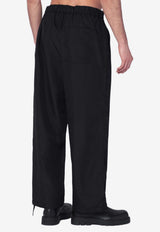 OAMC Peacemaker Straight-Leg Drawstrings Pants Black PCM1OP02APL001099/Q_OAMC-BLK