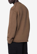 OAMC Peacemaker Mock-Neck Ribbed Sweater Beige PCM2OK04AFL002/R_OAMC-06