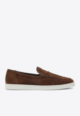Church's Suede Peebles Loafers Brown PEEBLES9CA/S_CHURC-F0AXO