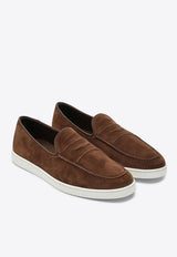 Church's Suede Peebles Loafers Brown PEEBLES9CA/S_CHURC-F0AXO