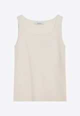 Max Mara Pentola Viscose Tank Top Ivory PENTOLACO/Q_MAXM-001