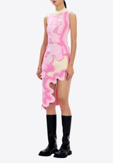PH5 Brooklyn Tie-Dye Midi Wavy Dress Pink PF25DR013PIN_PINK