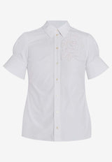 Erdem Flower Embroidered Shirt White PF25_T901_40029000_WHITE