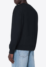 Logo-Embroidered Crewneck Sweatshirt