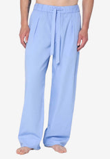 Tekla Cornflower Pajama Pants Light Blue PPL-GGP-346CO/Q_TEKLA-CR