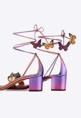 Aquazzura Papillon 50 Leather Sandals PPLMIDS0-NDN-FLS