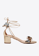 Aquazzura Papillon 50 Leather Sandals PPLMIDS0-NPL-SOG
