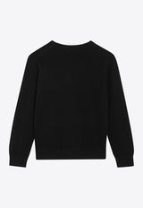 MC2 Saint Barth Kids Girls Snoopy Family Sweater Black PRC000100447I/R_MC2-00L