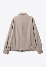 Needles Sport Zipped Overshirt Beige PU212A-TAUPE_74224