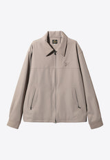 Needles Sport Zipped Overshirt Beige PU212A-TAUPE_74224