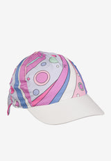 Emilio Pucci Junior Girls Fontane Print Cap Multicolor PW0A57-K0228_MULTI COLO