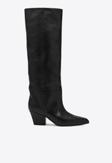 Paris Texas Jane 60 Leather Knee-High Boots Black PX1119XVT01/R_PATEX-BLK