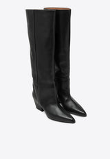 Paris Texas Jane 60 Leather Knee-High Boots Black PX1119XVT01/R_PATEX-BLK