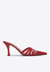 Paris Texas Nadia 85 Leather Mules Red PXNL02XSHPT/Q_PATEX-RE