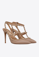 80 Rockstud Leather Pumps