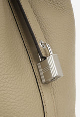 Hermès Picotin 18 in Beige Marfa Clemence Leather with Palladium Hardware